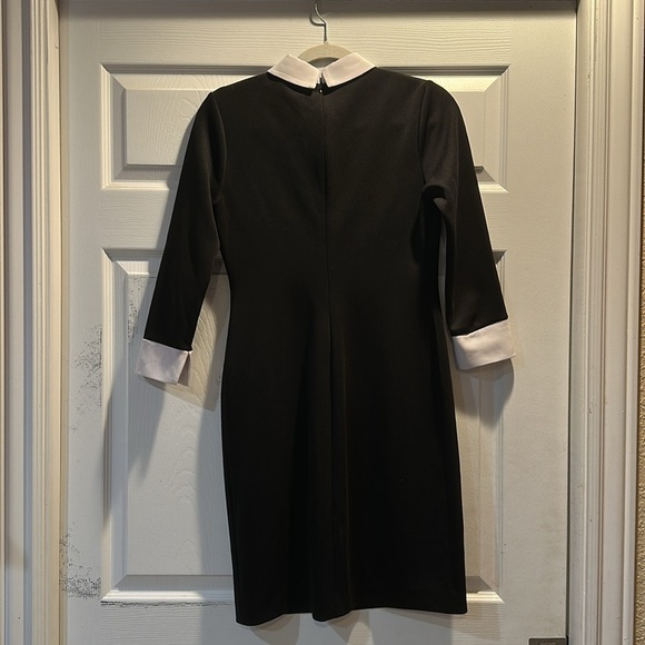 Ivanka Trump Wednesday Addams Black and White Dress Costume S Goth Halloween - Picture 5 of 6